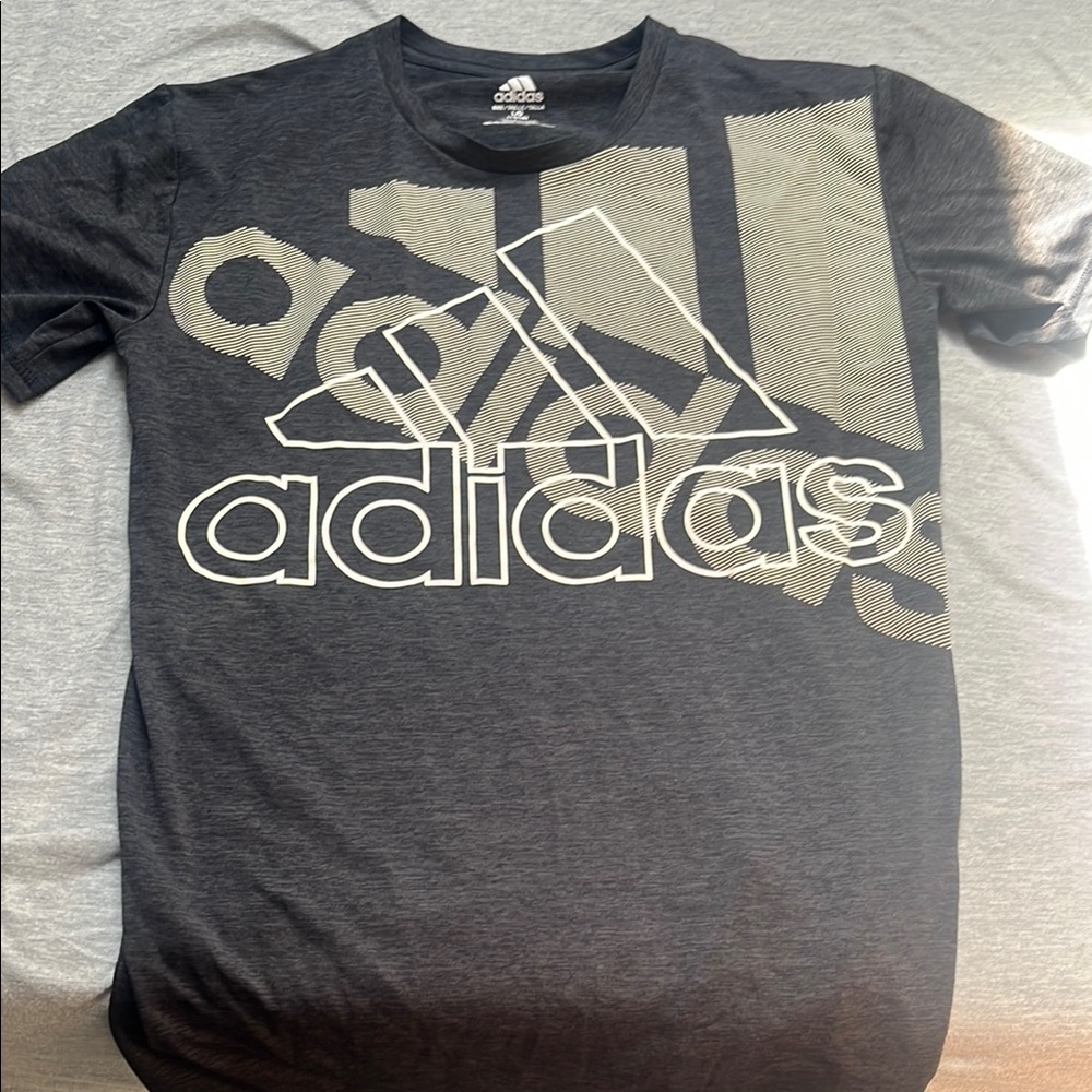 Adidas Gray Graphic T-Shirt
